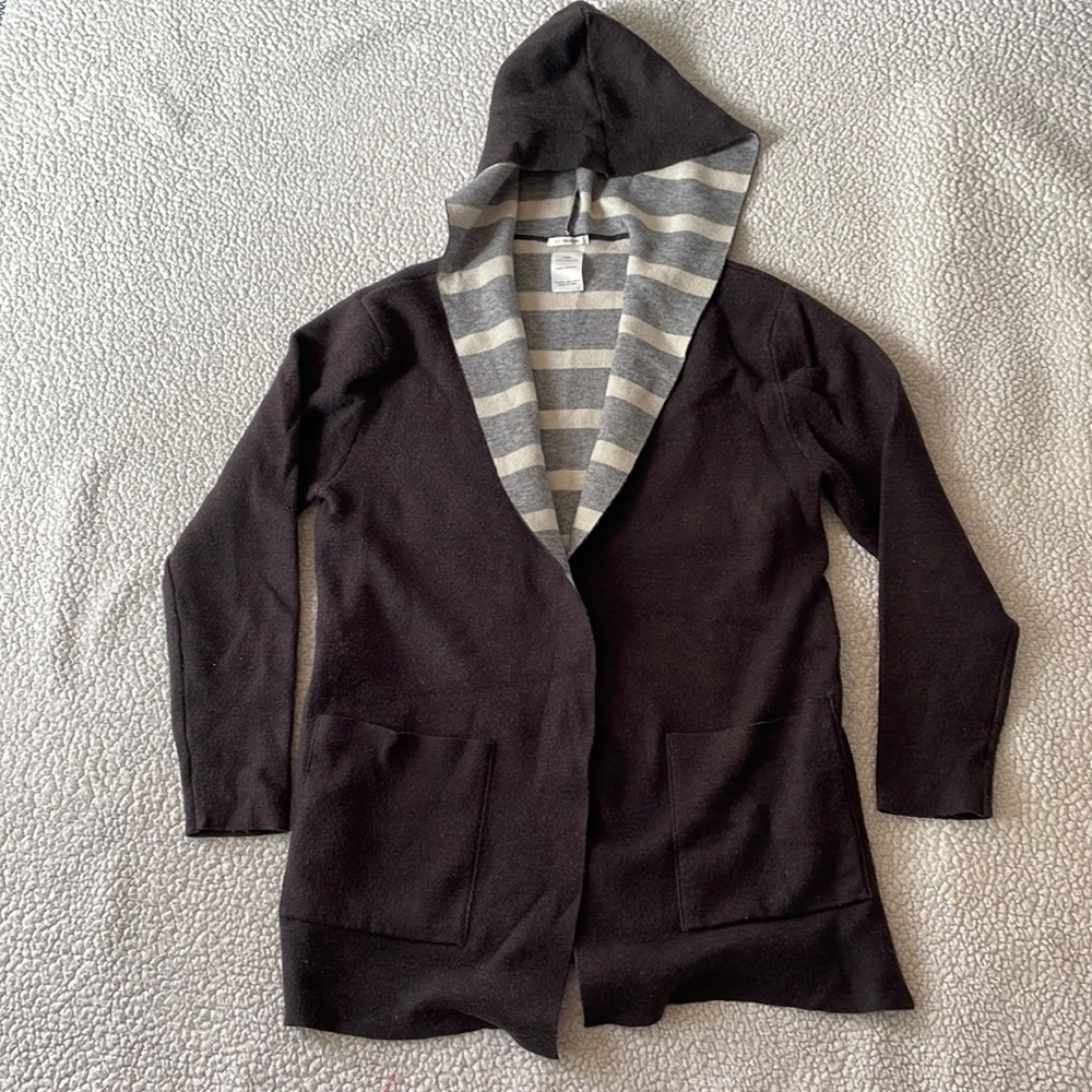 Zara knitwear fancy collection sweater with hood